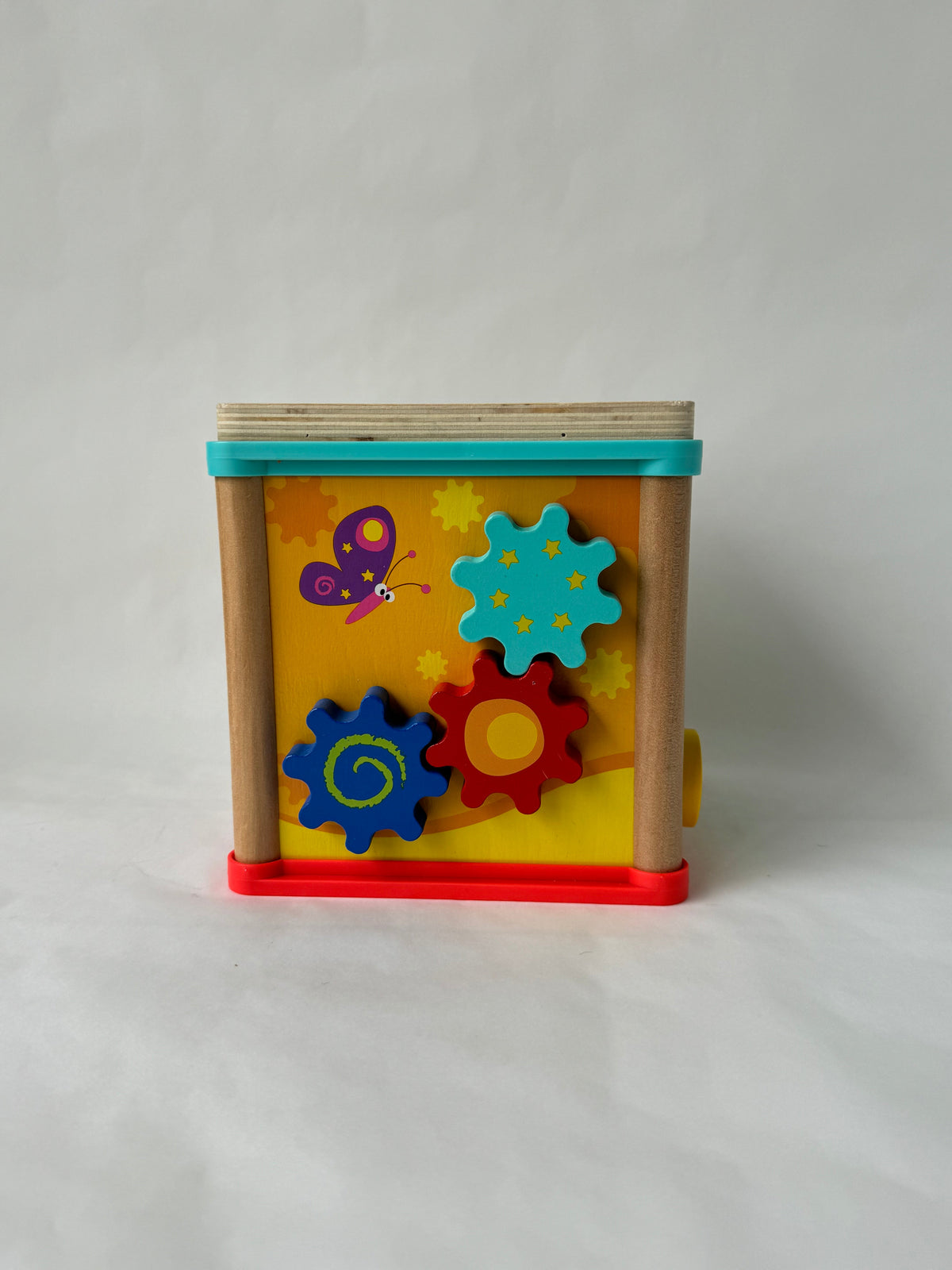 No Brand Wooden Activity Cube