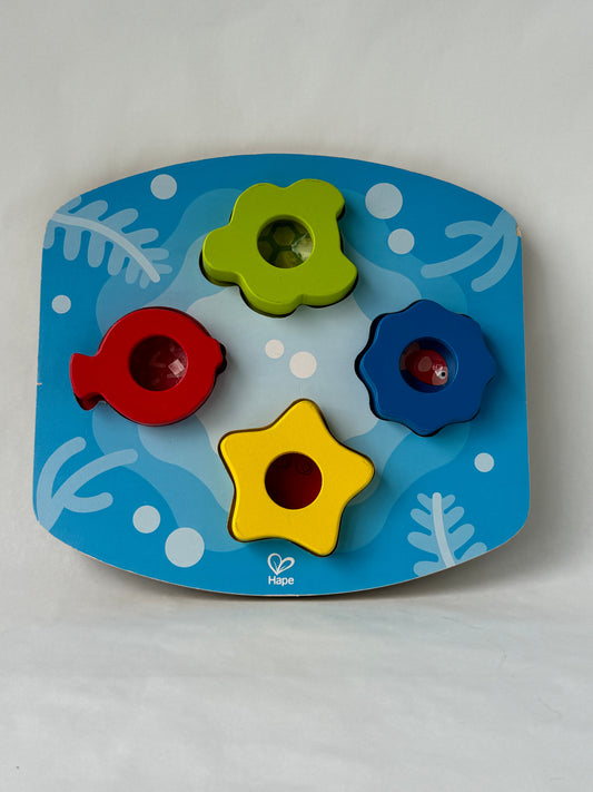 Hape 4 colour peg puzzle