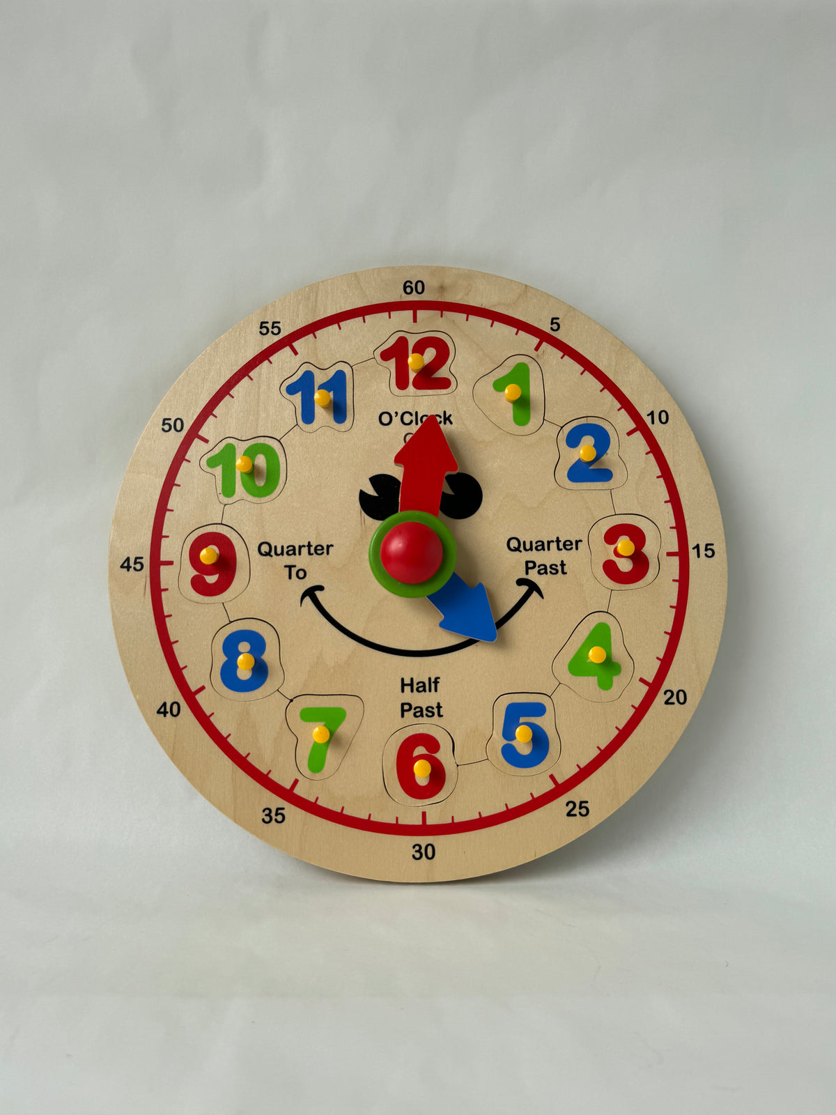 Hape Clock Peg-puzzel