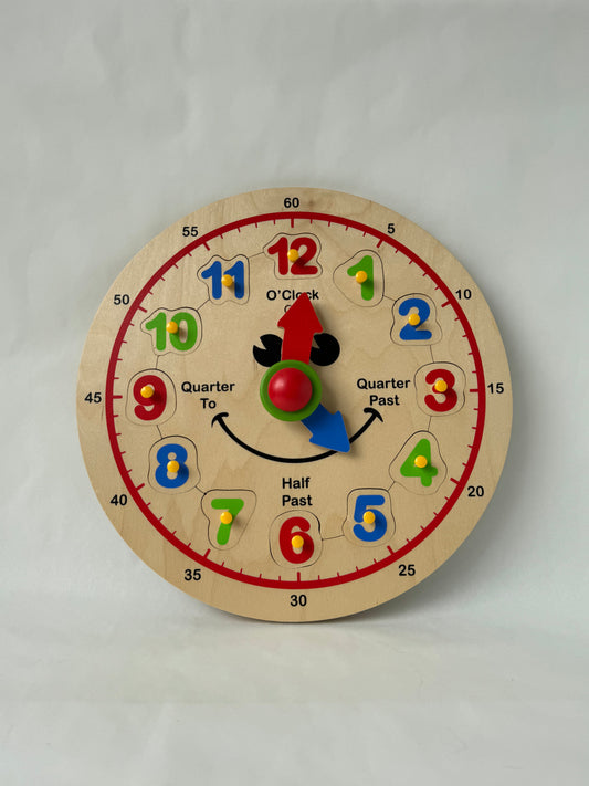 Hape Clock Peg Puzlle