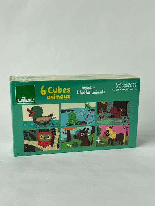 Vilac 6 Cubes Animaux